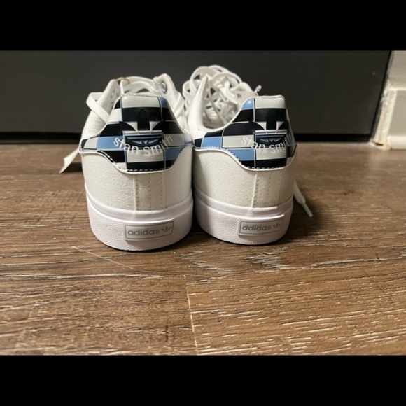 Adidas unisex stein smith prime green white shoe - Picture 7 of 14